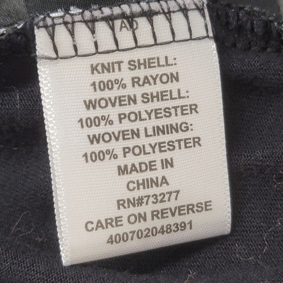 Elle Sleeveless Striped Tie Back Blouse Size L - Picture 13 of 14